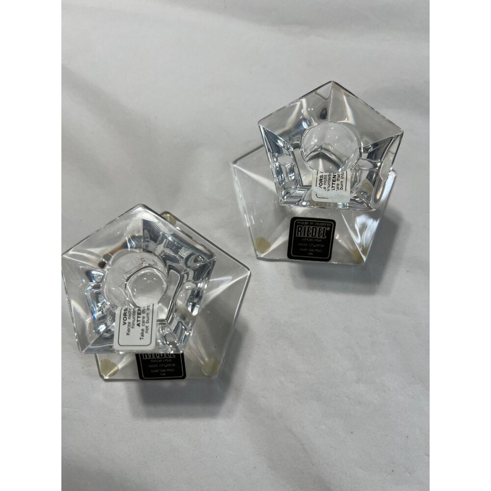 Austrian Lead Crystal Candlestick holders